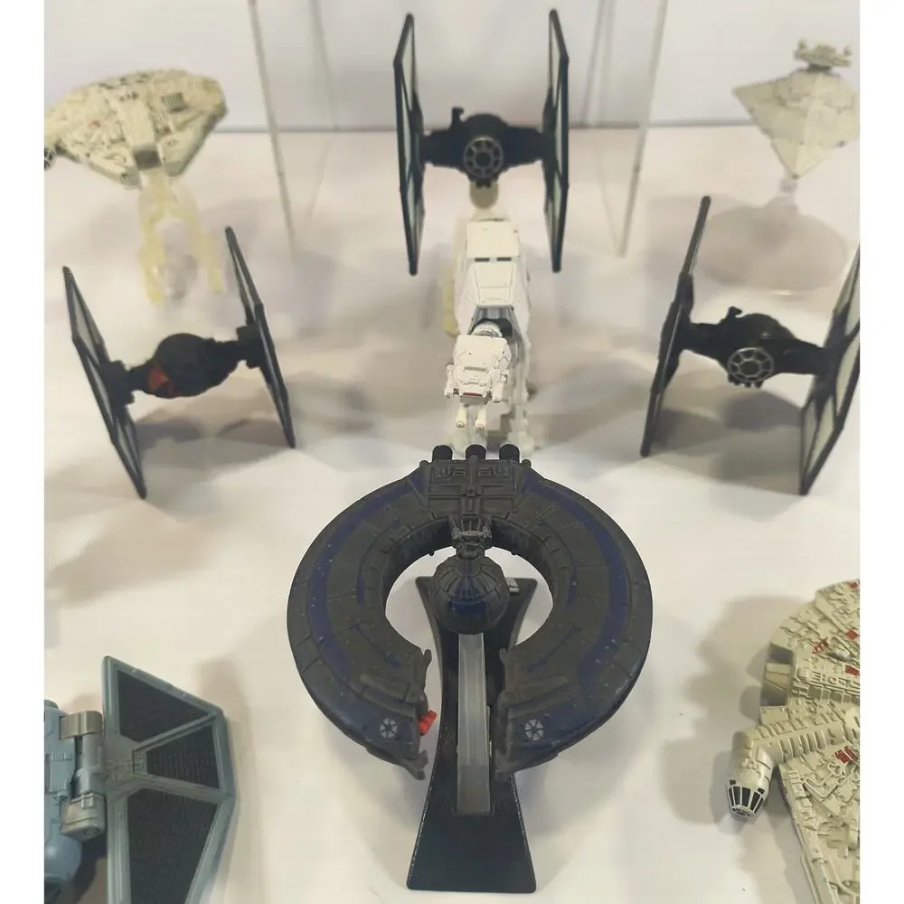 Star Wars 19 Vehicle Lot including HOT WHEELS STARSHIPS & TITANIUM SERIES, Used!